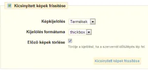 Képek újragenerálása